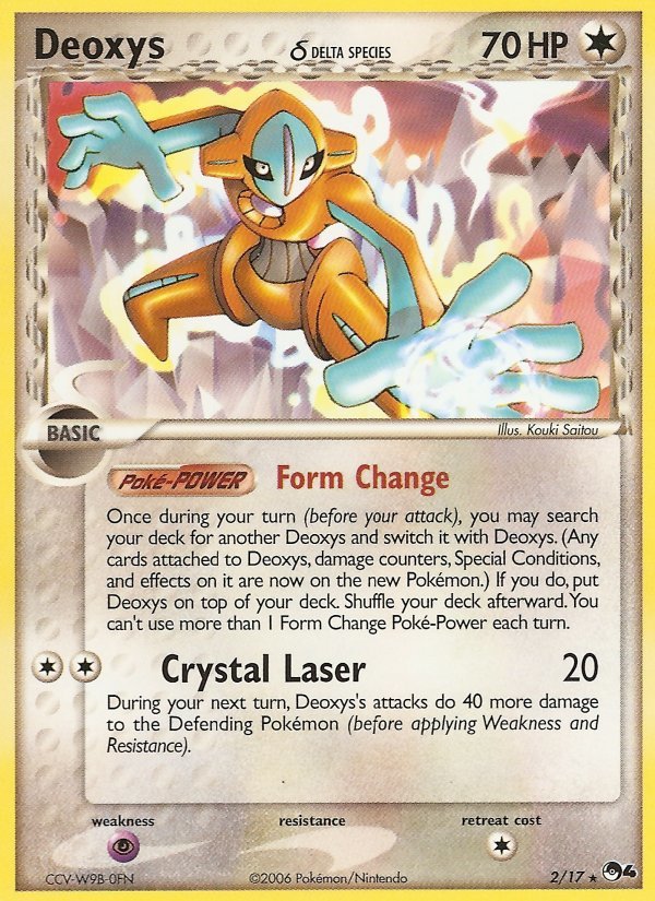 Deoxys (2/17) (Delta Species) [POP Series 4] - Dark Crystal Cards