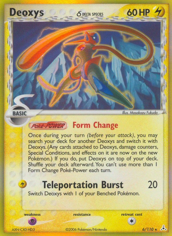 Deoxys (6/110) (Delta Species) [EX: Holon Phantoms] - Dark Crystal Cards