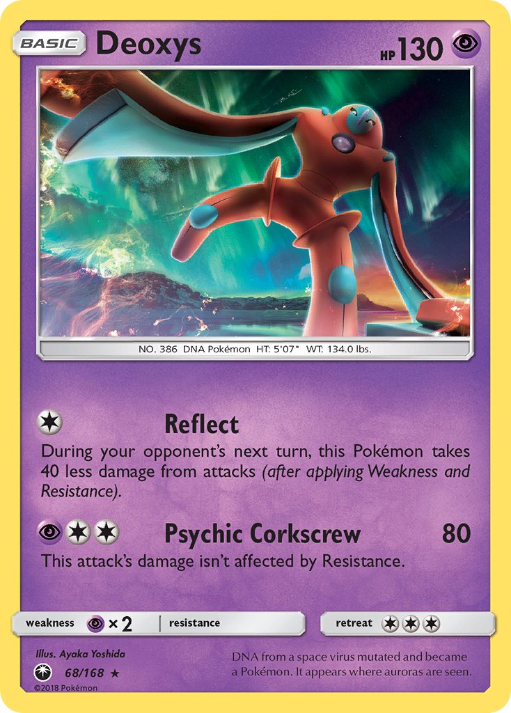 Deoxys (68/168) [Sun & Moon: Celestial Storm] - Dark Crystal Cards