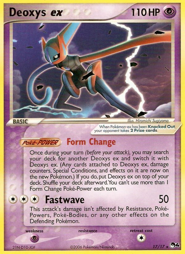 Deoxys ex (17/17) [POP Series 4] - Dark Crystal Cards
