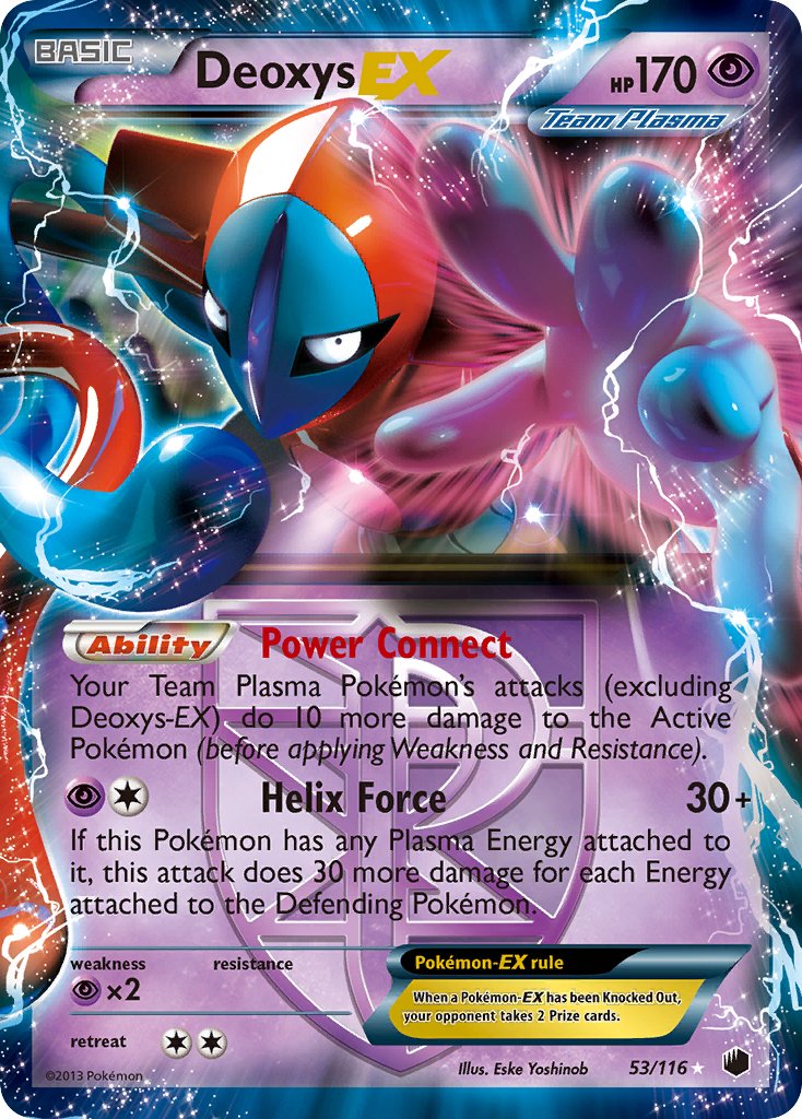 Deoxys EX (53/116) [Black & White: Plasma Freeze] - Dark Crystal Cards