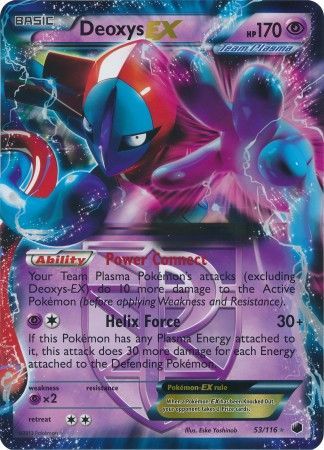 Deoxys EX (53/116) (Jumbo Card) [Black & White: Plasma Freeze] - Dark Crystal Cards