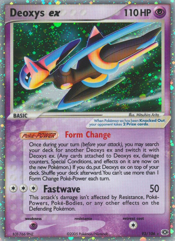 Deoxys ex (93/106) [EX: Emerald] - Dark Crystal Cards