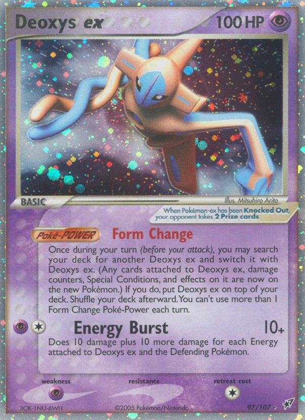 Deoxys ex (97/107) [EX: Deoxys] - Dark Crystal Cards