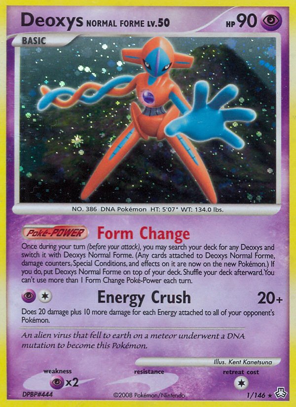 Deoxys Normal Forme (1/146) [Diamond & Pearl: Legends Awakened] - Dark Crystal Cards