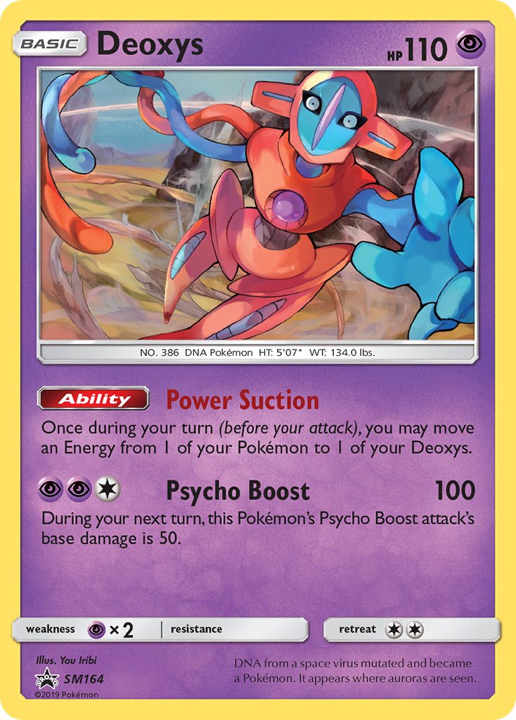 Deoxys (SM164) [Sun & Moon: Black Star Promos] - Dark Crystal Cards