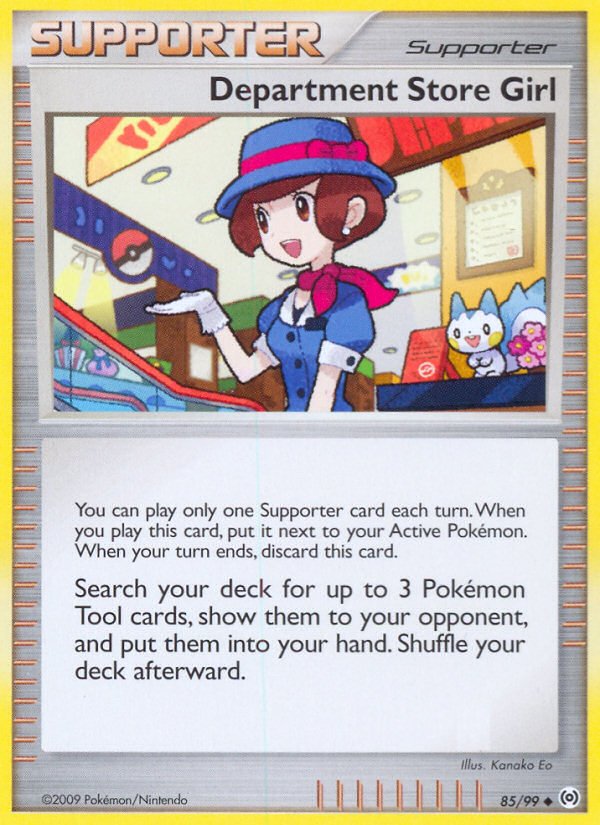 Department Store Girl (85/99) [Platinum: Arceus] - Dark Crystal Cards
