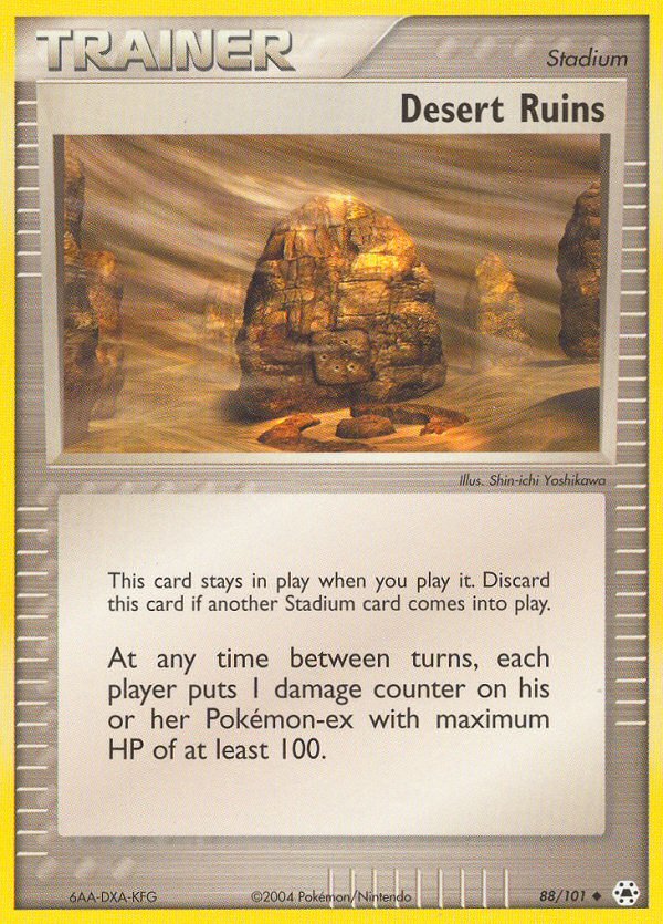 Desert Ruins (88/101) [EX: Hidden Legends] - Dark Crystal Cards