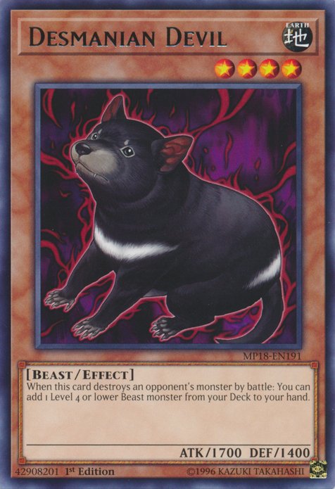 Desmanian Devil [MP18 - EN191] Rare - Dark Crystal Cards