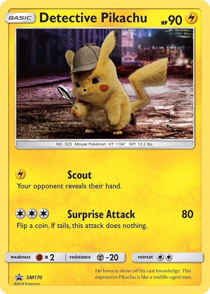 Detective Pikachu (SM170) [Sun & Moon: Black Star Promos] - Dark Crystal Cards