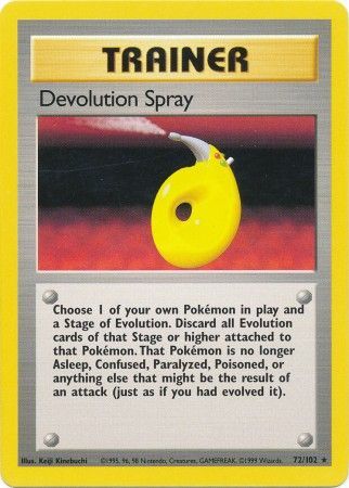 Devolution Spray (72/102) [Base Set Unlimited] - Dark Crystal Cards