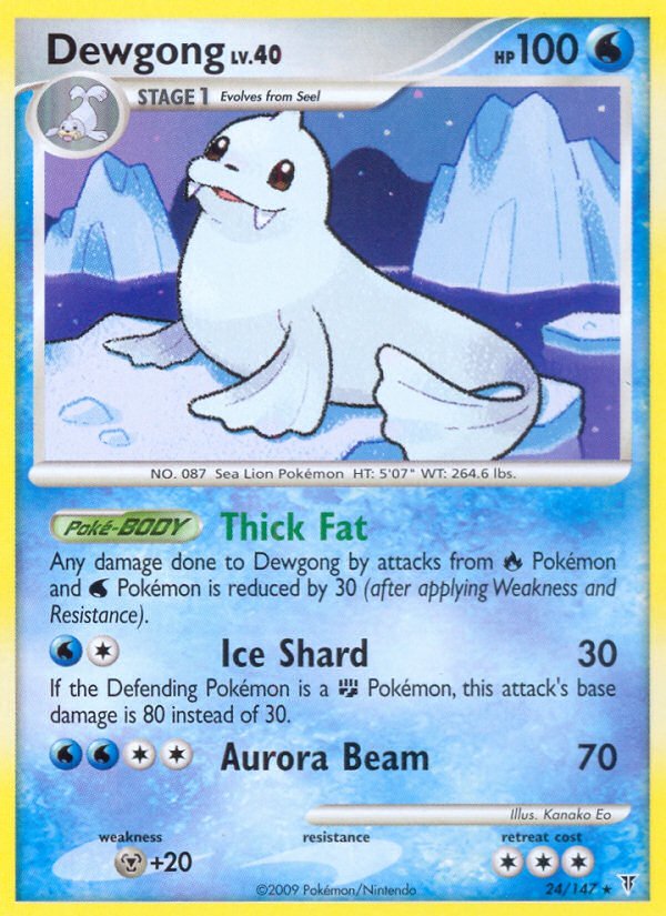 Dewgong (24/147) [Platinum: Supreme Victors] - Dark Crystal Cards