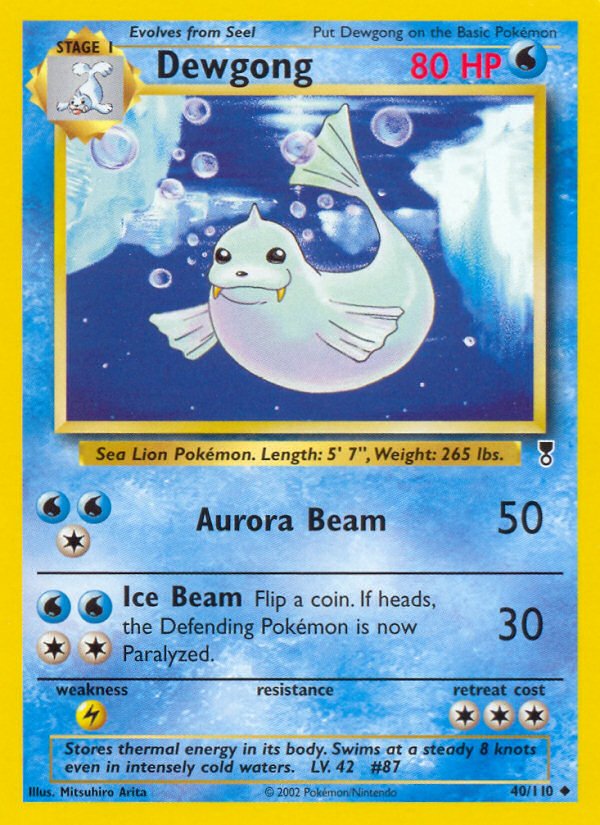 Dewgong (40/110) [Legendary Collection] - Dark Crystal Cards