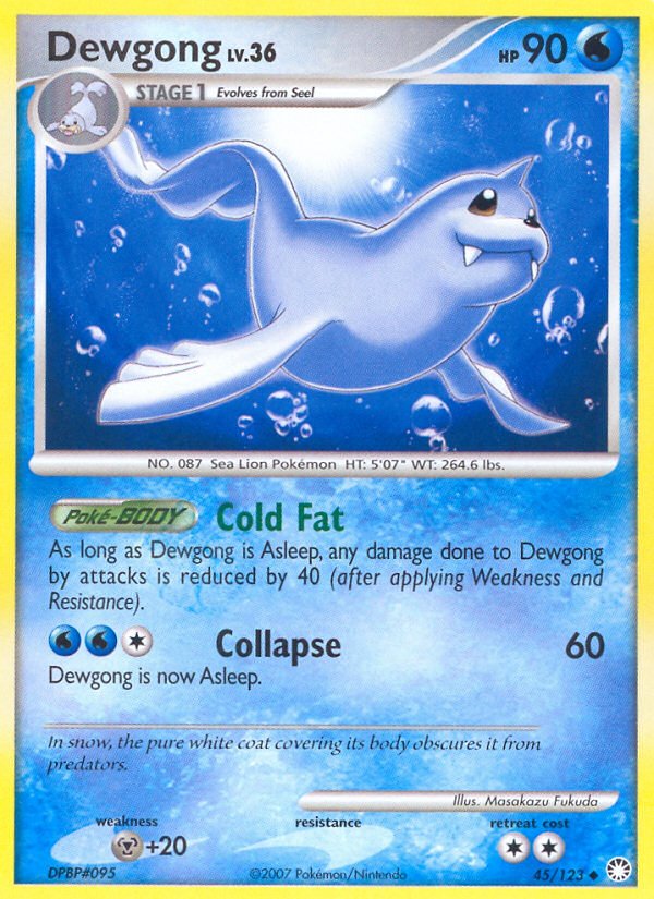 Dewgong (45/123) [Diamond & Pearl: Mysterious Treasures] - Dark Crystal Cards