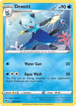 Dewott (034/185) [Sword & Shield: Vivid Voltage] - Dark Crystal Cards