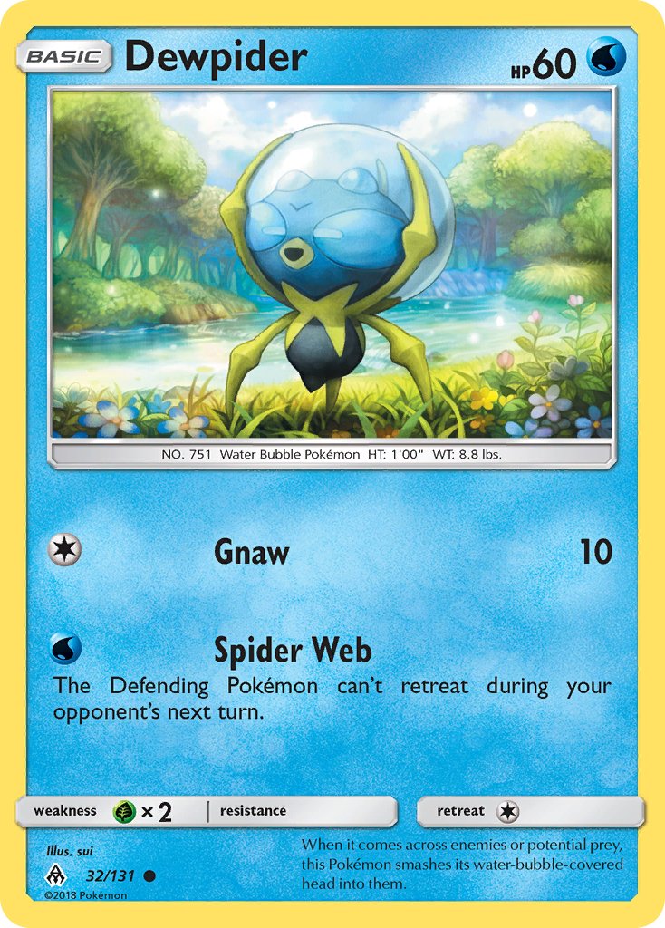 Dewpider (32/131) [Sun & Moon: Forbidden Light] - Dark Crystal Cards