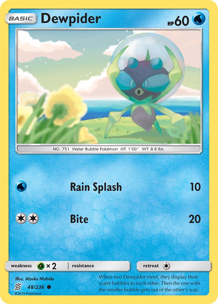Dewpider (48/236) [Sun & Moon: Unified Minds] - Dark Crystal Cards