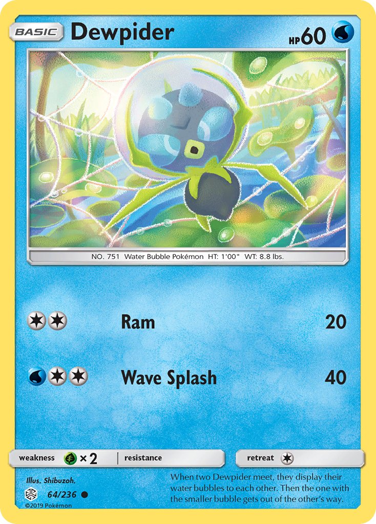 Dewpider (64/236) [Sun & Moon: Cosmic Eclipse] - Dark Crystal Cards