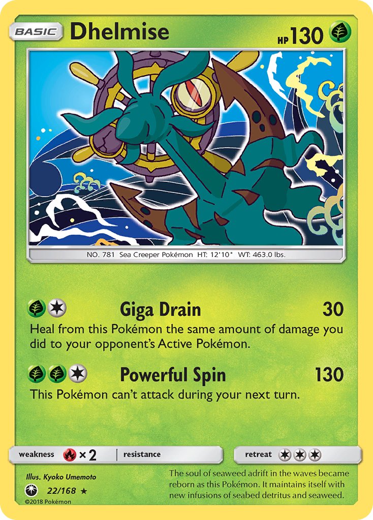 Dhelmise (22/168) [Sun & Moon: Celestial Storm] - Dark Crystal Cards