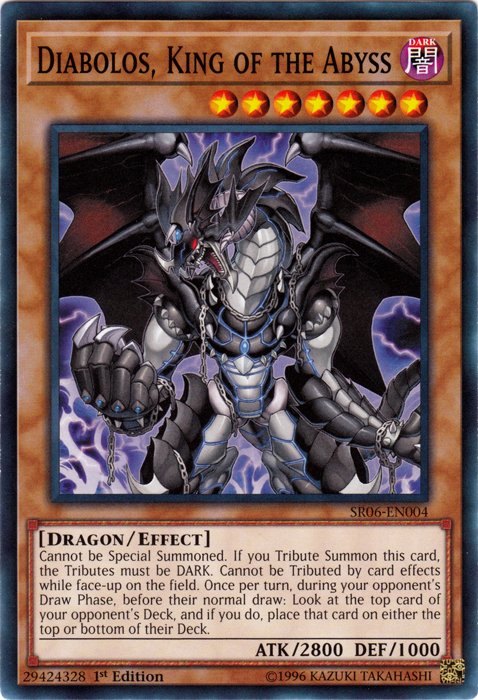 Diabolos, King of the Abyss [SR06 - EN004] Common - Dark Crystal Cards