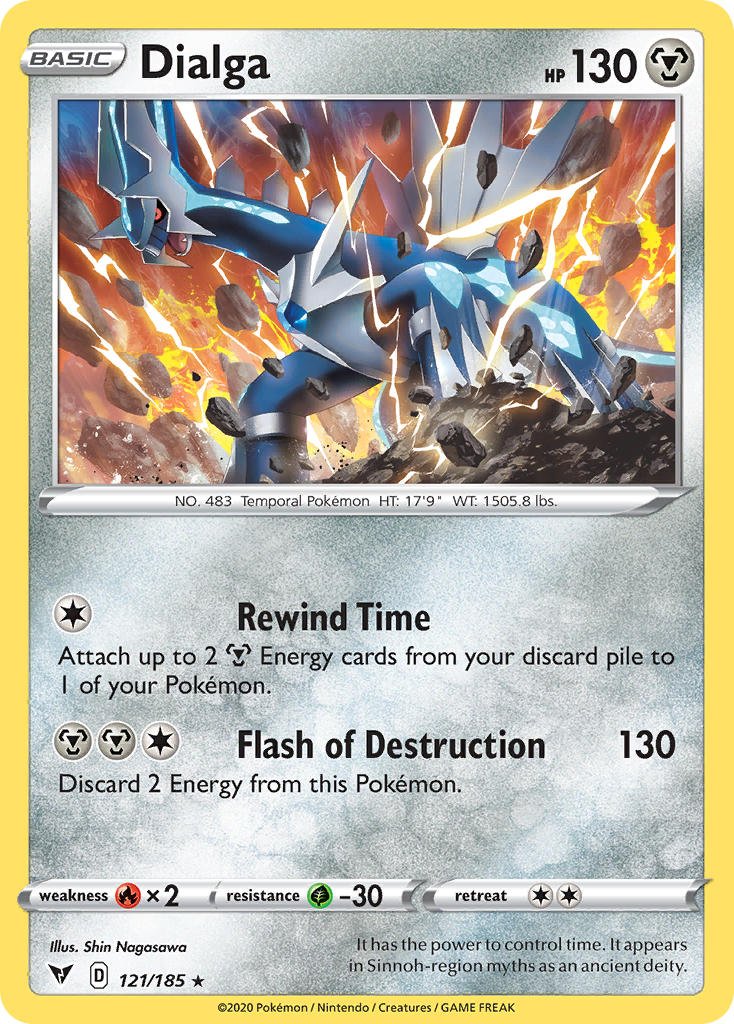 Dialga (121/185) [Sword & Shield: Vivid Voltage] - Dark Crystal Cards