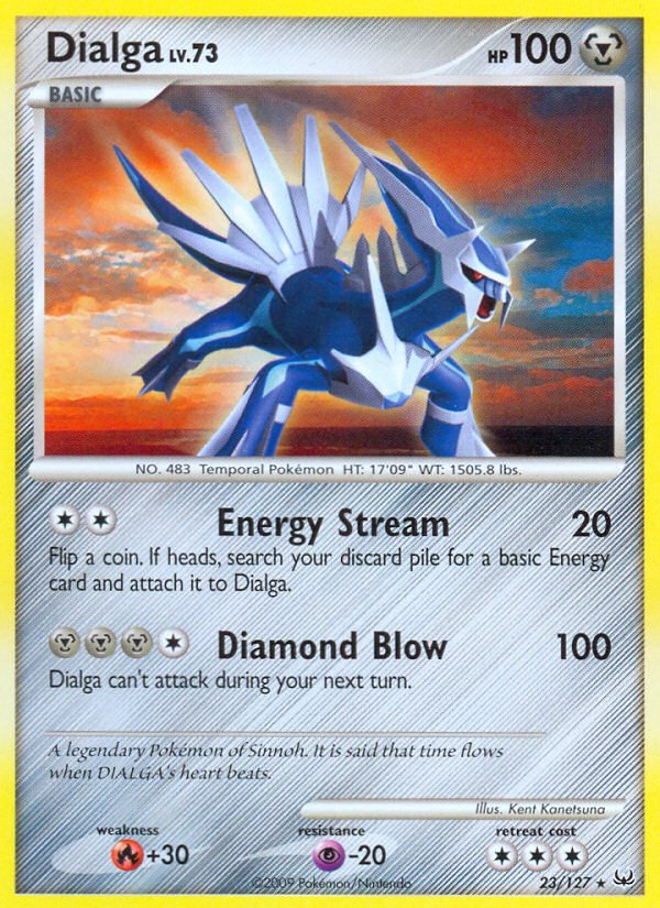 Dialga (23/127) [Platinum: Base Set] - Dark Crystal Cards