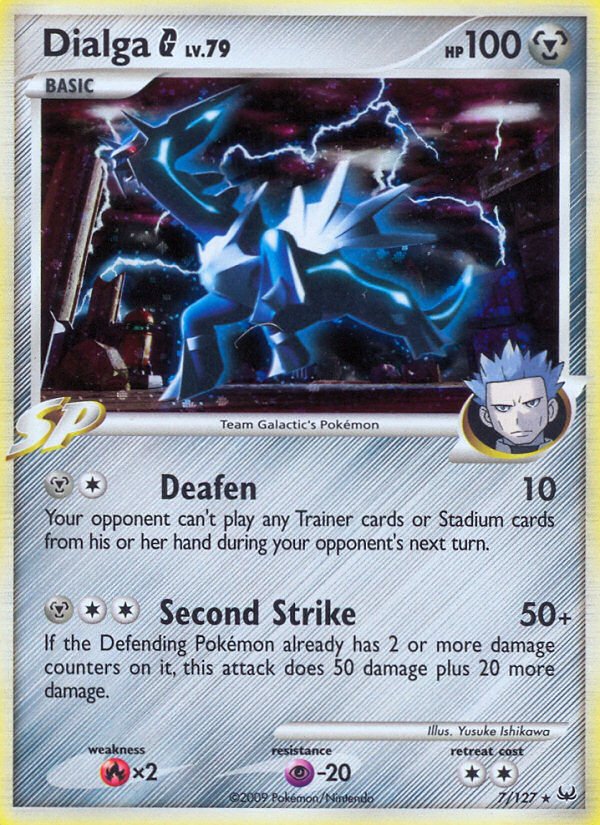 Dialga G (7/127) [Platinum: Base Set] - Dark Crystal Cards