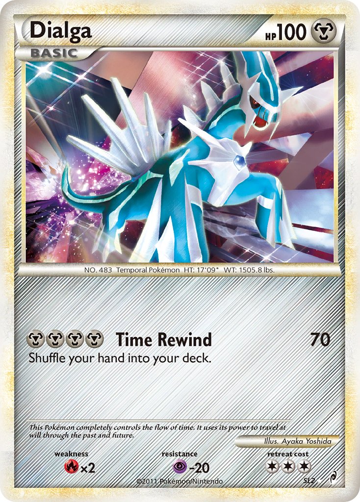 Dialga (SL2) [HeartGold & SoulSilver: Call of Legends] - Dark Crystal Cards