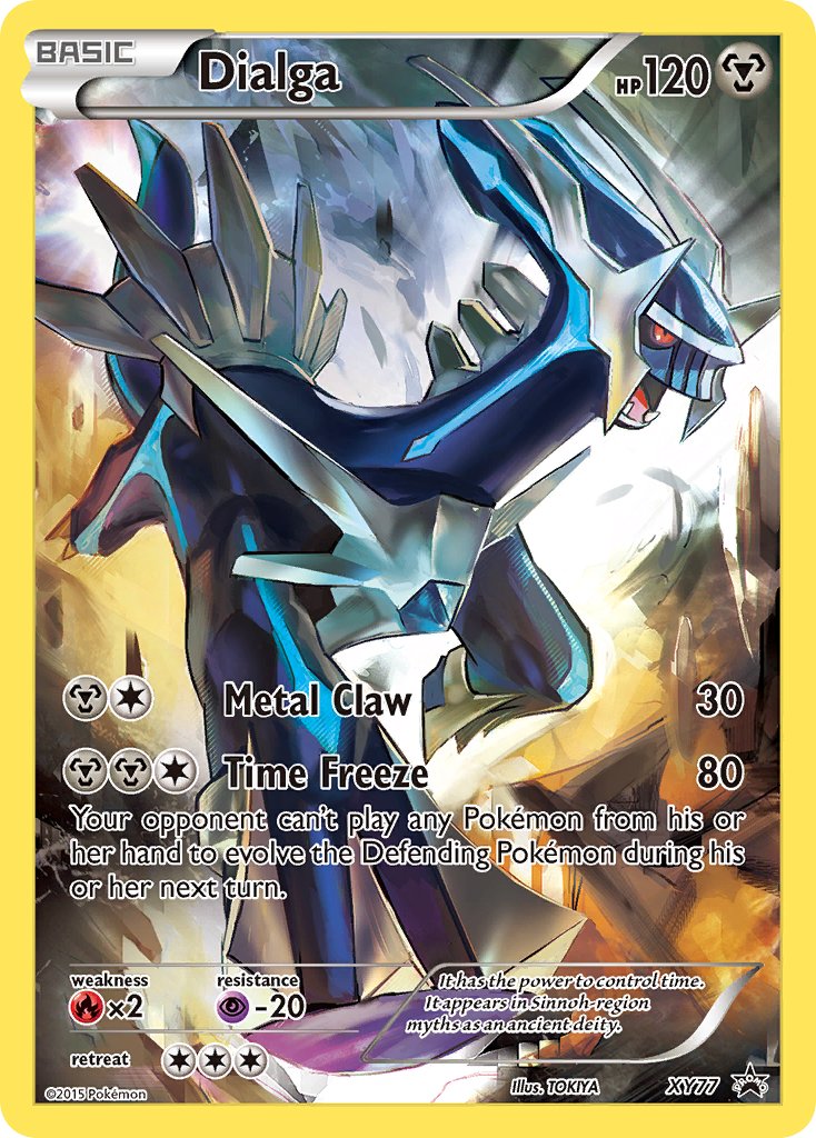 Dialga (XY77) [XY: Black Star Promos] - Dark Crystal Cards