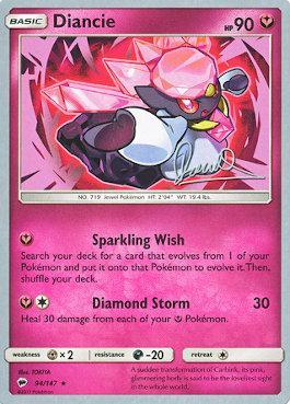 Diancie (94/147) (Infinite Force - Diego Cassiraga) [World Championships 2017] - Dark Crystal Cards