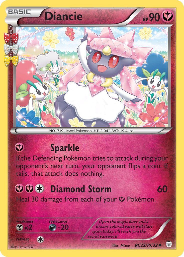 Diancie (RC22/RC32) [XY: Generations] - Dark Crystal Cards