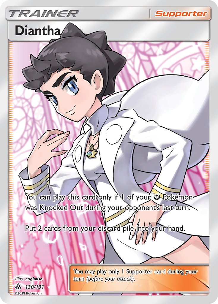 Diantha (130/131) [Sun & Moon: Forbidden Light] - Dark Crystal Cards