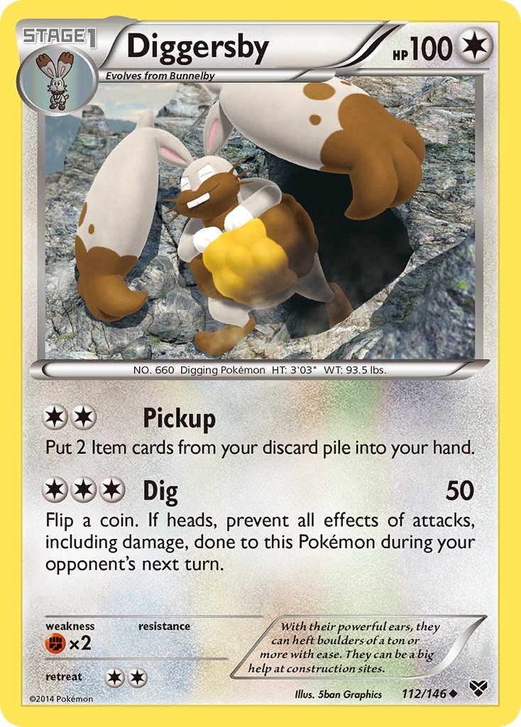 Diggersby (112/146) [XY: Base Set] - Dark Crystal Cards