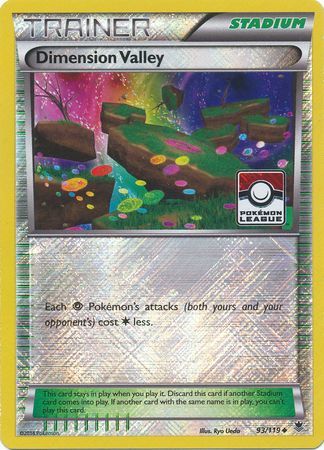 Dimension Valley (93/119) (League Promo) [XY: Phantom Forces] - Dark Crystal Cards