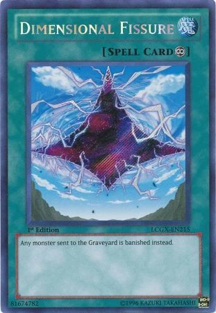 Dimensional Fissure [LCGX - EN215] Secret Rare - Dark Crystal Cards