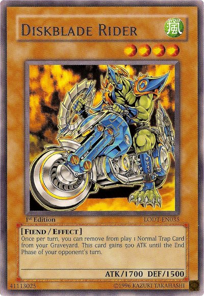 Diskblade Rider [LODT - EN035] Rare - Dark Crystal Cards