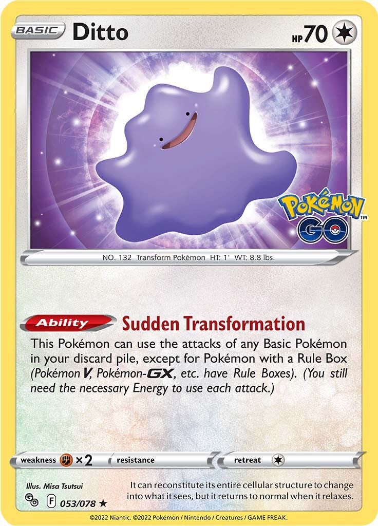 Ditto (053/078) [Pokémon GO] - Dark Crystal Cards