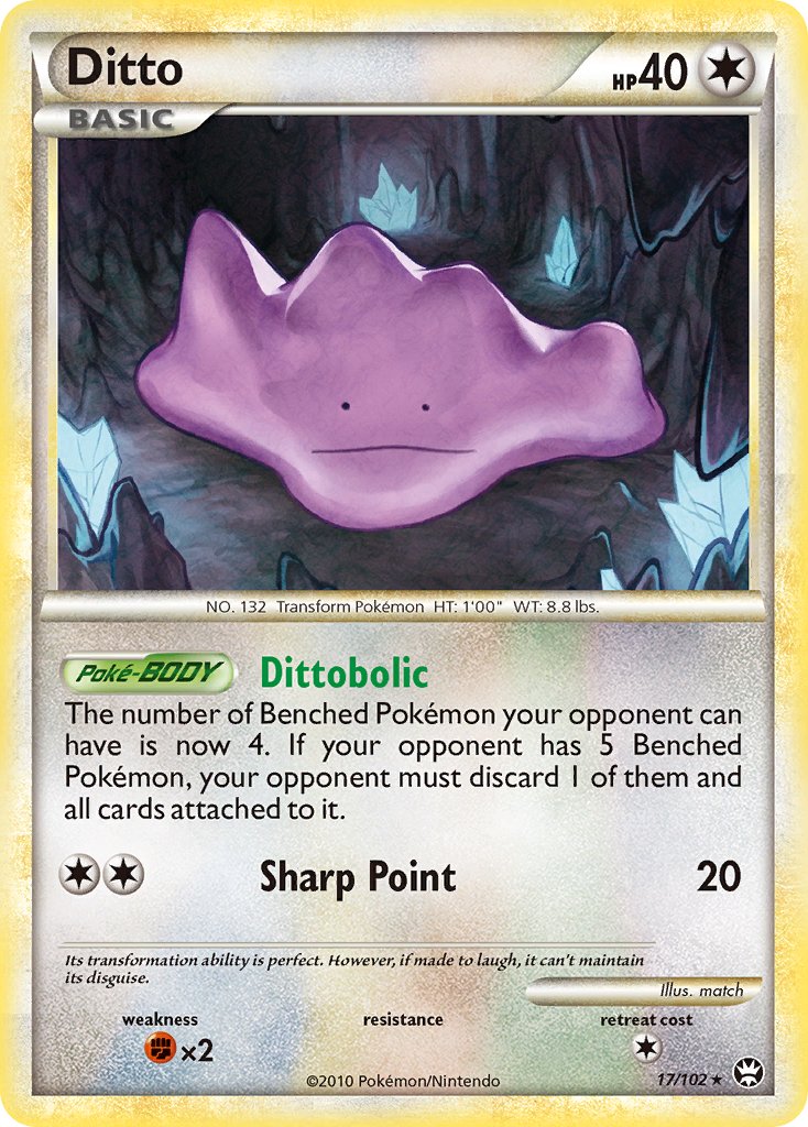 Ditto (17/102) [HeartGold & SoulSilver: Triumphant] - Dark Crystal Cards