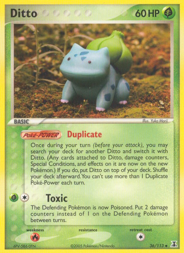Ditto (36/113) [EX: Delta Species] - Dark Crystal Cards