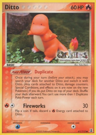 Ditto (61/113) (Origins Game Fair 2007) [EX: Delta Species] - Dark Crystal Cards
