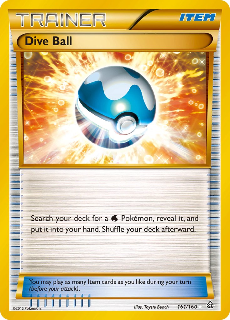 Dive Ball (161/160) [XY: Primal Clash] - Dark Crystal Cards