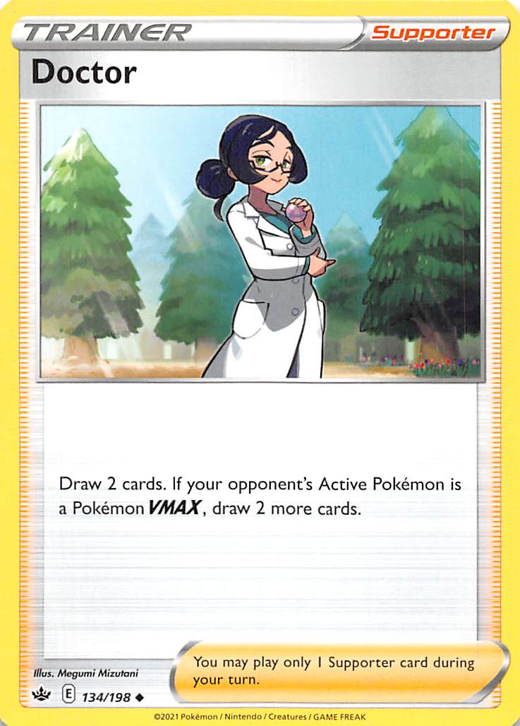 Doctor (134/198) [Sword & Shield: Chilling Reign] - Dark Crystal Cards
