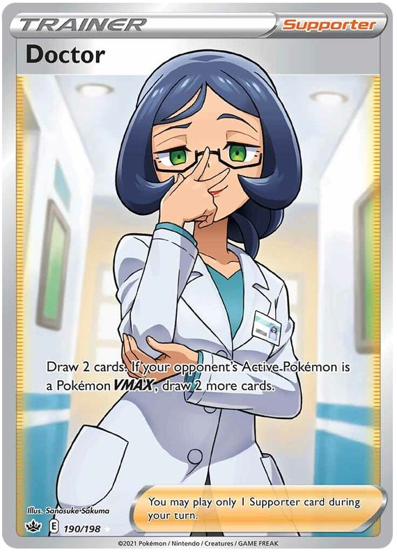 Doctor (190/198) [Sword & Shield: Chilling Reign] - Dark Crystal Cards