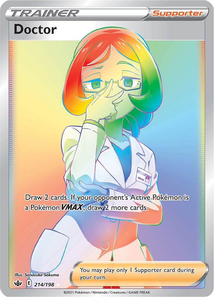 Doctor (214/198) [Sword & Shield: Chilling Reign] - Dark Crystal Cards