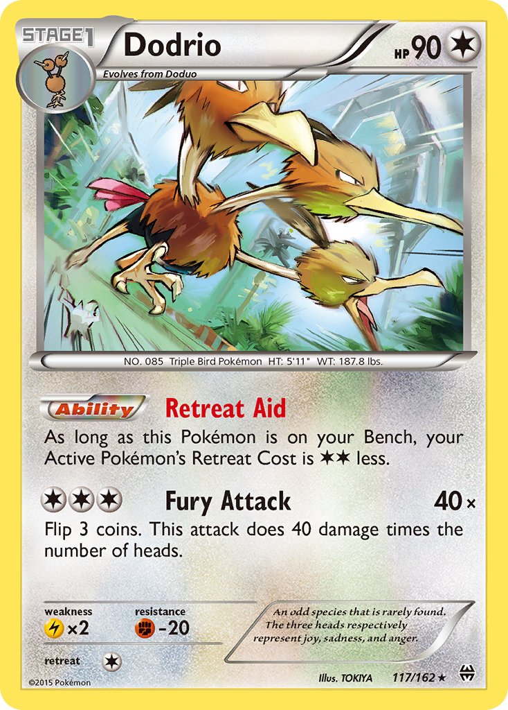 Dodrio (117/162) [XY: BREAKthrough] - Dark Crystal Cards