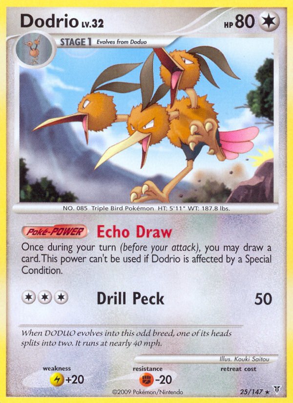 Dodrio (25/147) [Platinum: Supreme Victors] - Dark Crystal Cards