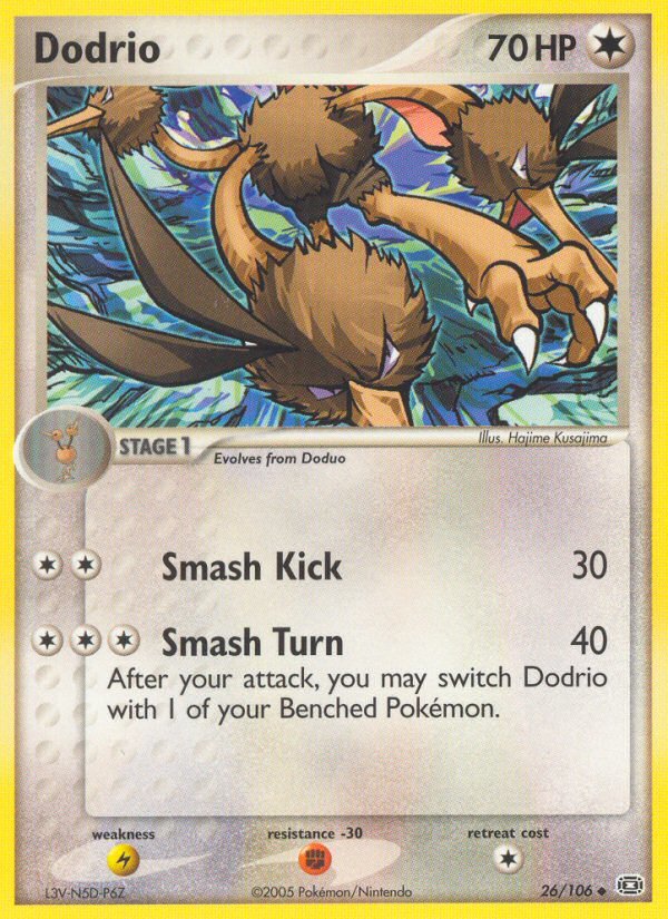 Dodrio (26/106) [EX: Emerald] - Dark Crystal Cards