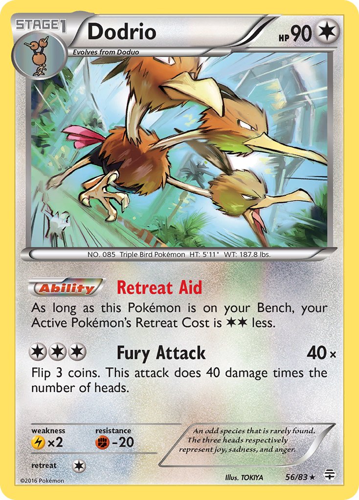 Dodrio (56/83) [XY: Generations] - Dark Crystal Cards