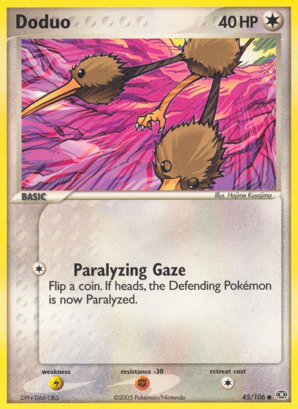 Doduo (45/106) [EX: Emerald] - Dark Crystal Cards