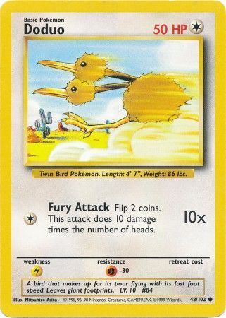 Doduo (48/102) [Base Set Unlimited] - Dark Crystal Cards